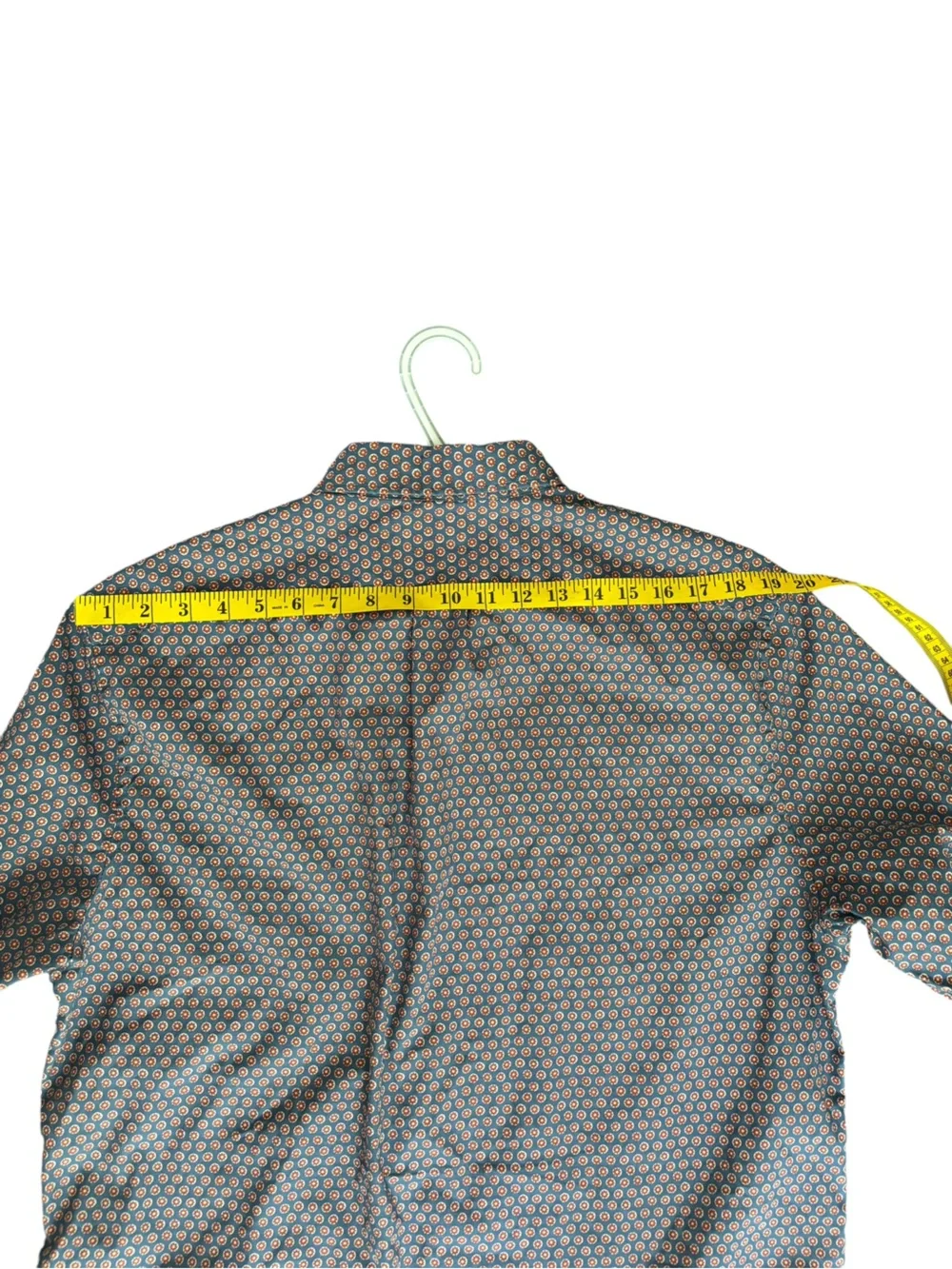 J. Crew Blue AOP Button Down Shirt Floral 100’s 2 Ply Organic Cotton Secret Wash